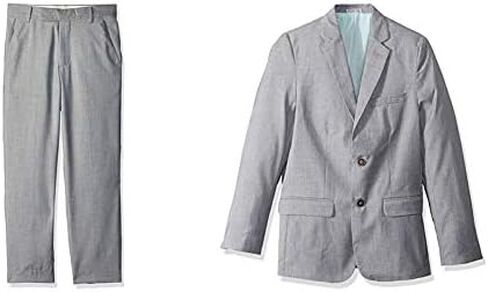 Calvin Klein Boys' Flat Front Dress Pant and Blazer Jacket in Kuwait