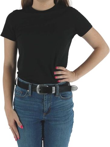 Wrangler Women's 3 Piece Belt with Veg Tanned Leather in Kuwait