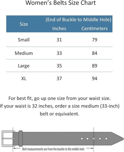 Wrangler Women's 3 Piece Belt with Veg Tanned Leather in Kuwait