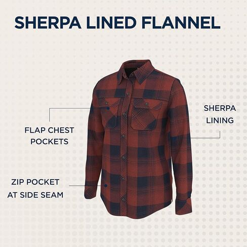 ATG by Wrangler Women's Sherpa Lined Flannel Shirt in Saudi Arabia