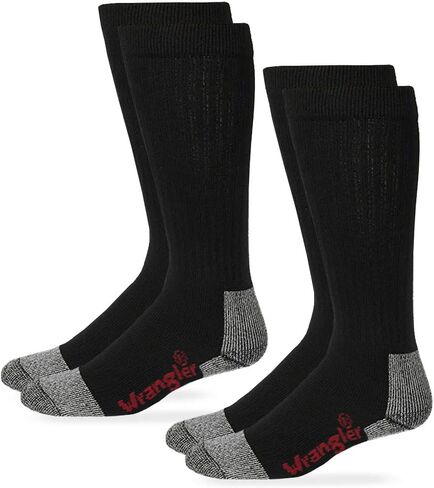 Wrangler Riggs Workwear Mens over the calf Boot Socks 2 Pair Pack in Saudi Arabia