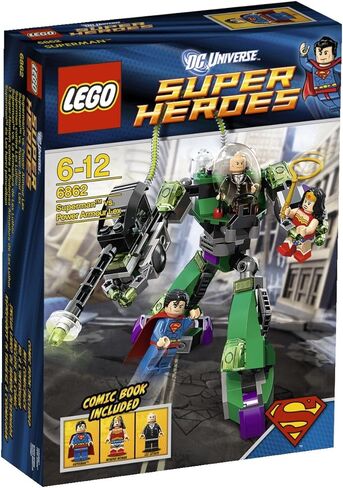 ليجو سوبر هيروز لعبة المواجهة بين سوبر مان وباور ارمور ليكس 6862 in Saudi Arabia