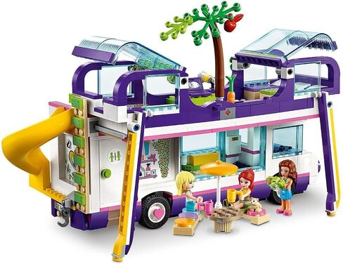 LEGO 41395 Friends Friendship Bus Toy with Swimming Pool and Slide, Summer Holiday Playsets for 8+ Year Old in Saudi Arabia