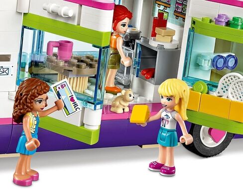 LEGO 41395 Friends Friendship Bus Toy with Swimming Pool and Slide, Summer Holiday Playsets for 8+ Year Old in Saudi Arabia