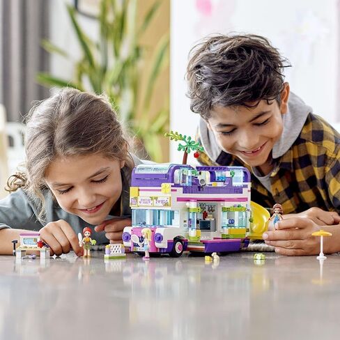 LEGO 41395 Friends Friendship Bus Toy with Swimming Pool and Slide, Summer Holiday Playsets for 8+ Year Old in Saudi Arabia