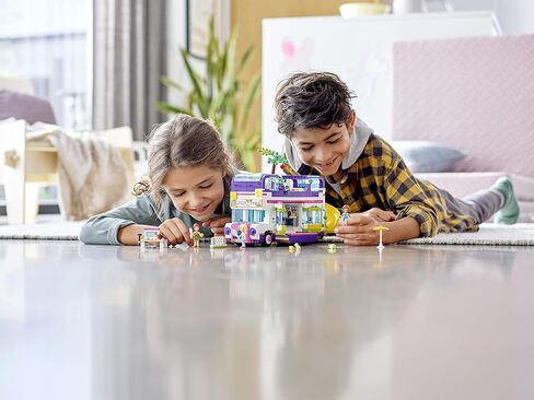 LEGO 41395 Friends Friendship Bus Toy with Swimming Pool and Slide, Summer Holiday Playsets for 8+ Year Old in Saudi Arabia