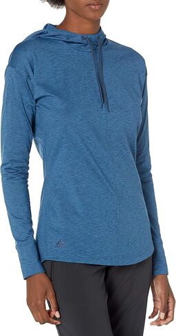 adidas Women's Essential Heathered Primegreen Hoodie in Saudi Arabia