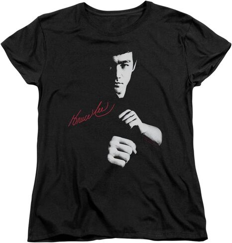 Womens: Bruce Lee - The Dragon Awaits Ladies T-Shirt Size L in Saudi Arabia