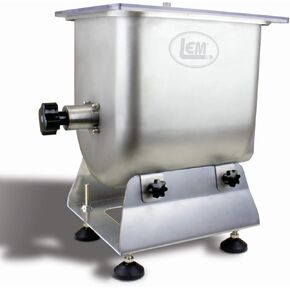 LEM 50 lb Meat Mixer Hand Crank or Motorized W/ LEM Electric Grinder