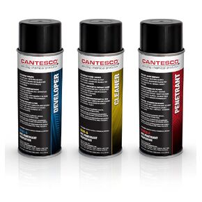 CANTESCO K803W White Dye Penetrant Kit, Water Washable 16 Fl Oz (Pack of 8) in Kuwait