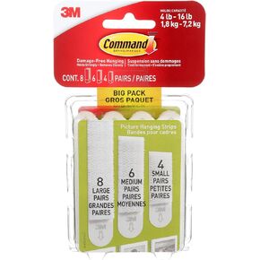 3M شرائط تعليق صور متنوعة من كوماند، عبوة كبيرة (17211-BP) in Kuwait