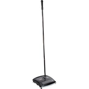 Rubbermaid Commercial Products FG421288BLA Galvinized Steel Carpet & Floor Cordless Sweeper, Push Broom in Saudi Arabia