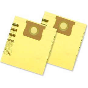 Shop-Vac 9067233, High-Efficiency Disposable Collection Filter Bags, Fits 10-14 Gallon Tanks, (2 Pack)