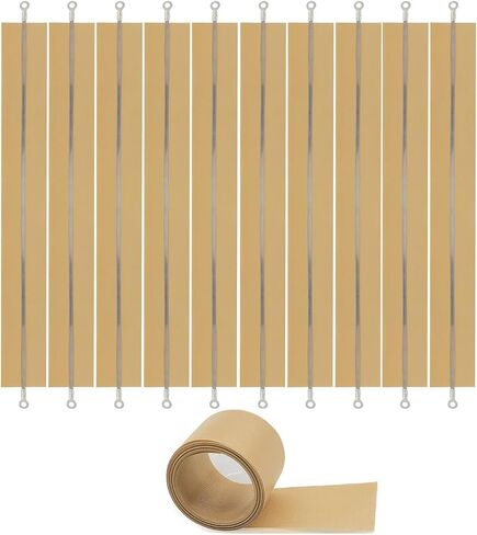 10 Pcs Impulse Sealer Replacement Parts for 8 Inch Heat Sealer(3mm Wide), with 16.4 feet Teflon Cloth Strip(38mm Wide), Heat Sealer Replacement Strip for Most Manual 8" Bag Sealers in Kuwait