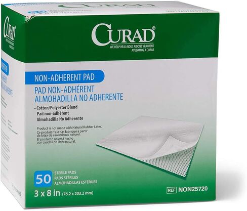 Curad Sterile Non-Adherent Pad, 3x8 (Pack of 50) in Saudi Arabia