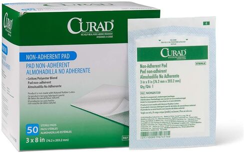 Curad Sterile Non-Adherent Pad, 3x8 (Pack of 50) in Saudi Arabia