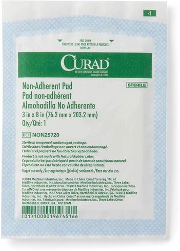 Curad Sterile Non-Adherent Pad, 3x8 (Pack of 50) in Saudi Arabia