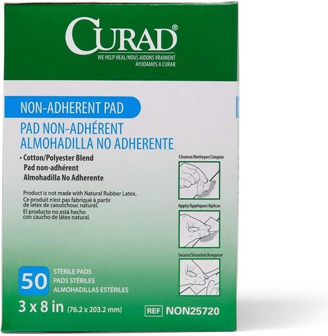 Curad Sterile Non-Adherent Pad, 3x8 (Pack of 50) in Saudi Arabia