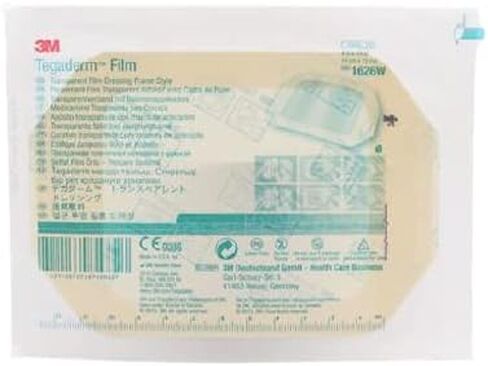 3M Tegaderm Transparent Dressing with Label 4" x 4 3/4" (10 x 12 cm) 25 per Box #1626W (25 Box) in Saudi Arabia