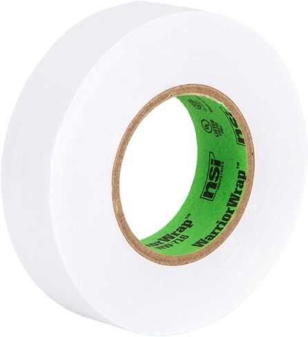 NSI WW-716-WT WarriorWrap General 7 mil Vinyl Electrical Tape, 3/4" Width, 60' Length, White in Kuwait