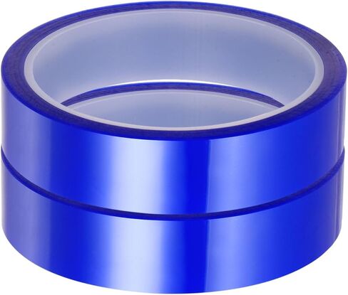 HARFINGTON 4 Rolls Heat Tape High Temperature Heat Resistant Tape 20mmx33m(108ft) Sublimation Thermal Heat Transfer Tape for Sublimation Press No Residue, Blue in Kuwait