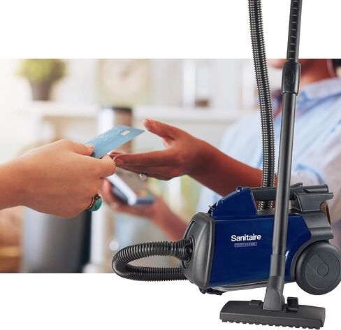 Sanitaire Professional Compact Canister Vacuum Cleaner, SL3681A Blue,Black & Eureka Whirlwind Bagless Canister Vacuum Cleaner, Lightweight Vac for Carpets and Hard Floors, Blue in Kuwait