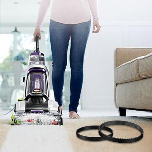 حزام MEROM بديل مناسب لمنظف السجاد Bissell 3071 PowerForce PowerBrush Pet XL، مناسب لـ urboClean DualPro Pet 3072، 3067، 30673، 3109، قطعة بديلة 1626502 و1626486 (عبوتان) in Kuwait