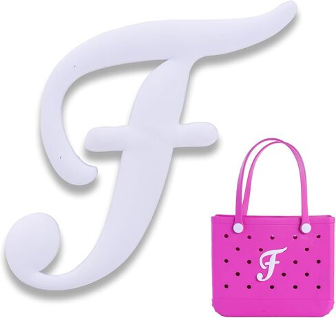 IKSII Charms for Bogg Bag Letters Rubber Beach Bag Accessories for Tote Bags Bogg Bag with Alphabet Letters in Kuwait