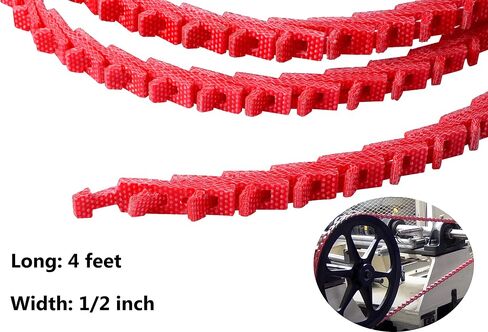 4FT Power Twist V-Belt 1/2-Inch x 4 Feet A Type,Adjustable Link V - Belt Type A Perfect for Lathes, Drill Press, Table Saws and Other Woodworking Tools in Saudi Arabia