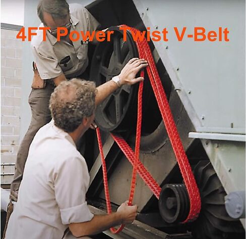 4FT Power Twist V-Belt 1/2-Inch x 4 Feet A Type,Adjustable Link V - Belt Type A Perfect for Lathes, Drill Press, Table Saws and Other Woodworking Tools in Saudi Arabia