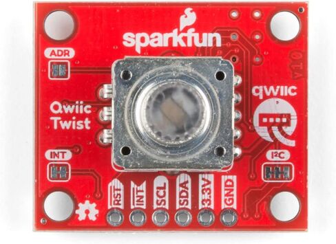 SparkFun Qwiic Twist - RGB Rotary Encoder Breakout-Small easy to use breakout Qwiic system for no soldering connection 6mm shaft for knob of choice Red Green Blue LEDs mix for 16 million color options in Kuwait