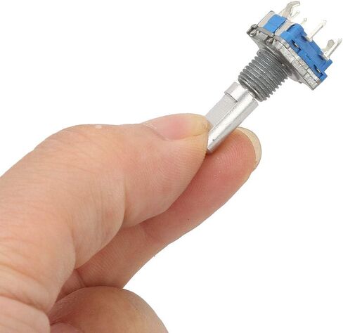 10pcs EC11 Rotary Encoder, 360 Degree Rotary Encoder Code Switch with Push Button Coding Switch Digital Potentiometer 5 Pin in Saudi Arabia