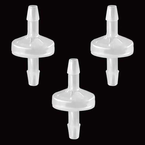 One Way Check Valve 1/2"(12MM) Hose Barb Non Return Ozone Resistance ANPTGHTPlastic Valve for Water Fuel Oil Air Gas (Pack of 3) in Kuwait