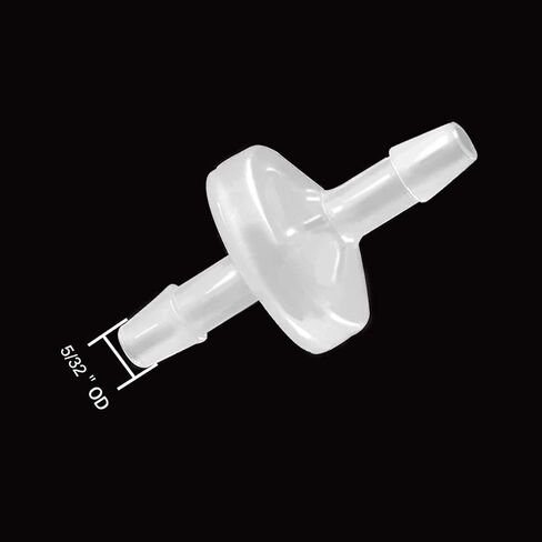One Way Check Valve 1/2"(12MM) Hose Barb Non Return Ozone Resistance ANPTGHTPlastic Valve for Water Fuel Oil Air Gas (Pack of 3) in Kuwait