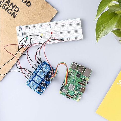 وحدة مرحل SunFounder Lab 4 5 فولت 4 قنوات متوافقة مع Arduino R3 1280 Arm PIC AVR STM32 in Kuwait