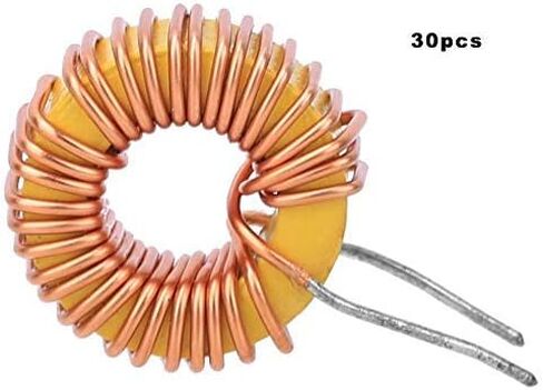 Fafeicy 30 قطعة سلك مغو حلقي، ملف نحاسي للوحة دوائر PCB 5026 47UH 3A المستخدمة في لوحات دوائر PCB in Kuwait