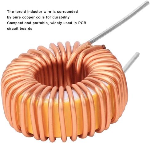 Fafeicy 30 قطعة سلك مغو حلقي، ملف نحاسي للوحة دوائر PCB 5026 47UH 3A المستخدمة في لوحات دوائر PCB in Kuwait