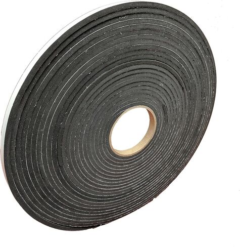 Medium Density Foam Rubber, PSA one side, EPDM BLEND, 1/4" thick x 1/2" wide x 50 feet long, “DIY" Gasket Material, QTY: 1 in Saudi Arabia