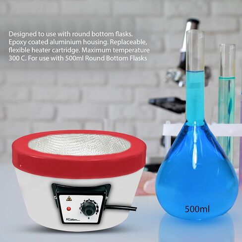 Heating Mantle Fisatom with Controller, 500ml, Reinforced Thermal Isolation in Kuwait