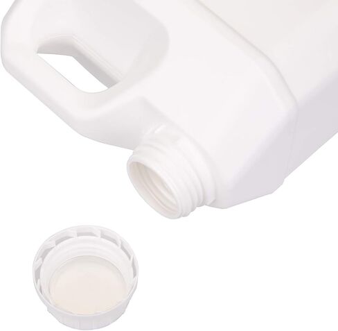 3 عبوات من أباريق بلاستيكية على شكل حرف F سعة 0.66 جالون من نيكونوم، زجاجة حاوية إبريق فارغة كبيرة مع أغطية محكمة الغلق مقاومة للأطفال، بلاستيك HDPE قابل لإعادة الاستخدام وخالي من مادة BPA، للاستخدام المنزلي والصناعي in Kuwait