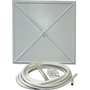 محول تسرب بلاط السقف البلاستيكي من البوليسترين الأبيض من Inbrella 100، مقاس 2 × 2 بوصة in Kuwait