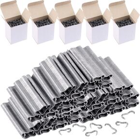 600Pcs Galvanized Steel Type M Nails for Fence Fastening, Cage Clamp Hog Ring Staples in Saudi Arabia
