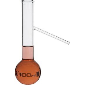 Distilling Flask with Side Arm, 250ml - Borosilicate Glass - Round Bottom, Beaded Rim - Eisco Labs in Saudi Arabia