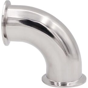 DERNORD 1-1/2 "أنبوب OD الكوع 90 درجة تركيب الأنابيب الصحية SS304 ثلاثي المشبك 1.5 بوصة in Kuwait