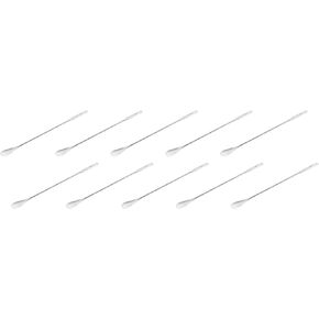 10 ملاعق ملعقة مسطحة، 9 بوصة - ستانلس ستيل، مصقول - نهاية مسطحة 0.3 بوصة، نهاية مغرفة 0.5 بوصة - Eisco Labs in Kuwait