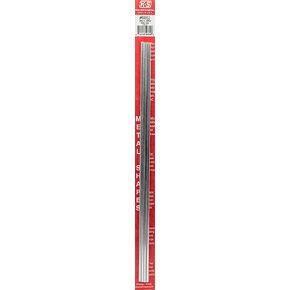 K&S 9802 Round Aluminum Tube, 3mm OD x 0.45mm Wall x 300mm Long, 4 Pieces, Made in The USA in Saudi Arabia