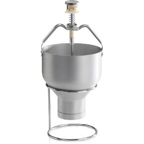 New Star Foodservice 37463 Commercial Grade Aluminum Pancake Dispenser with Stand, Silver in Saudi Arabia