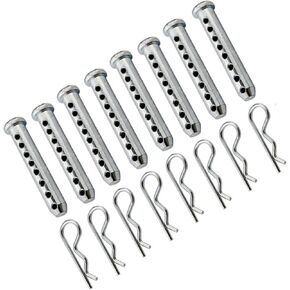 8-20 حزمة من دبوس Clevis ذو الرأس المسطح القابل للتعديل، مع مجموعة دبابيس تحديد موضع دبوس أسطواني متعدد الفتحات (الحجم: M8 × 50، 8) in Kuwait
