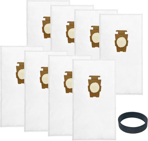 8 Pack 204811 Micron Magic Vacuum Bags Compatible with Kirby Sentria, Avalir, Ultimate G series, Diamond Edition, Part 204814 204808, with 1 Belt in Kuwait