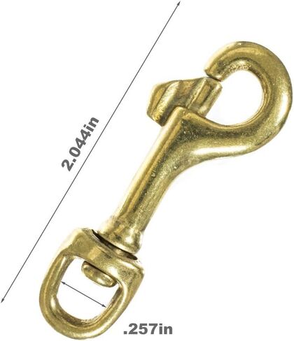 خطافات نحاسية دوارة - متنوعة ومتعددة الوظائف (3/8 بوصة، 10 عبوات) in Kuwait